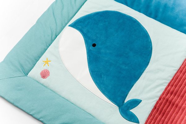 Jouets - Tapis et Jeux d'Éveil, Portiques d'Activité - Tapis d'éveil réversible 1 x 1 m pour deux ambiances différentes