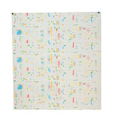Motricité - Tapis de motricité bébé et enfant - Tapis de jeu pliable XXL réversible - animaux et ville