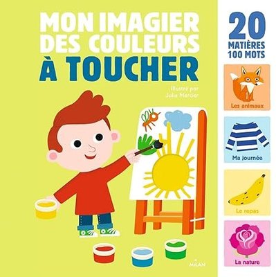 Jeux - Livres - Livre - Mon grand imagier des couleurs à toucher