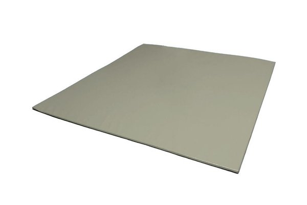 Motricité - Tapis de motricité bébé et enfant - Grande aire d'évolution en mousse pvc 200x200x2cm crème