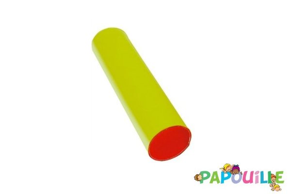 Motricité - Module de Motricité Bébé - Module cylindre bicolore en mousse pvc diam. 15 cm x l. 60 cm sauzon rouge