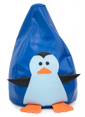 Mobilier - Meuble en mousse et Pouf - Pouf bleu pingouin