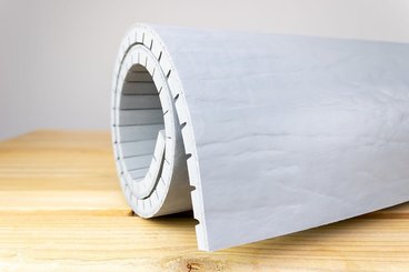 Médical et Prévention - Protection sur Mesure - DE // Protection de poteaux et murs en mousse collectivité 107,5 x 99,5 x2cm BLANC