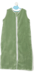 Couchage - Turbulette, Gigoteuse - Turbulette microfibre sans manche 48 x 90cm vert reglable