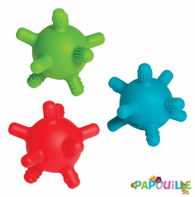 Jouets - Hochets et Jouets Sensoriels - 3 balles de dentition