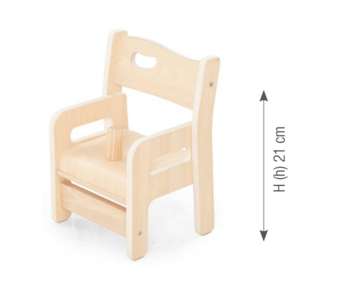 Mobilier - Chaise & fauteuil pour crèche - fauteuil avec accoudoirs et butée - T0
