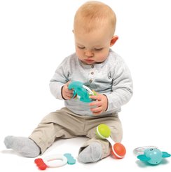 Jouets - Hochets et Jouets Sensoriels - Coffret 4 hochets 