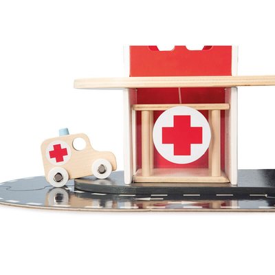 Jouets - Garages, Voitures et Circuits pour Enfant - Caserne de pompier enfant - bois
