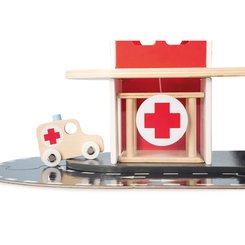 Jouets - Garages, Voitures et Circuits pour Enfant - Caserne de pompier enfant - bois