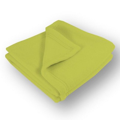 Couchage - Couverture de Lit Enfant - Couverture polaire 100 x 150 anis