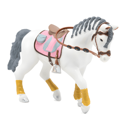 Jouets - Figurines - Lot de 4 figurines cheval -enfant-
