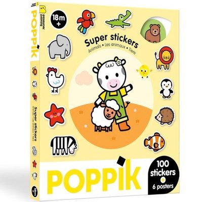 Jeux - Loisirs Créatifs  - Box stickers - les animaux