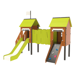 Mobilier - Aire de jeux et structure extérieure - Structure de jeux La promenade - Fixations courtes