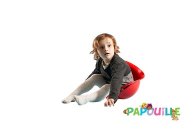 Jeux - Bascules et Équilibre - Siège toupie coquille à bascule 
