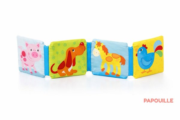 Jeux - Livres - Livre en tissu d'éveil sensoriel