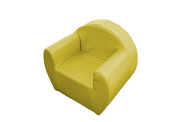 Mobilier - Meuble en mousse et Pouf - Fauteuil enfant pdg club mousse pvc uni 20 cm jaune
