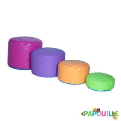 Motricité - Parcours de Motricité Crèche - Parcours de motricité pouf pouf