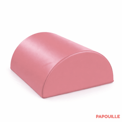 Motricité - Module de Motricité Bébé - Module bloc demi 1/2 rond en mousse pvc h.23cm rose