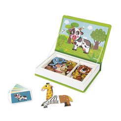 Jeux - Jeux Éducatifs et Puzzle - Livre puzzle magnétique les animaux