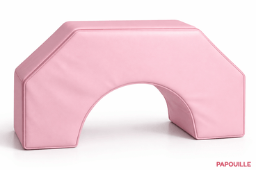 Motricité - Module de Motricité Enfant - Le petit pont en mousse rose