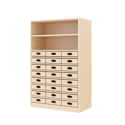Mobilier - Meuble de rangement scolaire - Armoire de rangement 24 casiers - Malo