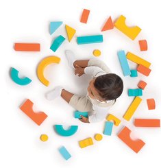 Jouets - Jouets à Empiler ou à Encastrer - Bloc de construction mousse - enfant