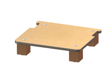 Mobilier - Chaise & fauteuil pour crèche - Repose pieds en bois - pour chaise et fauteuil wiki cat de TC à T2