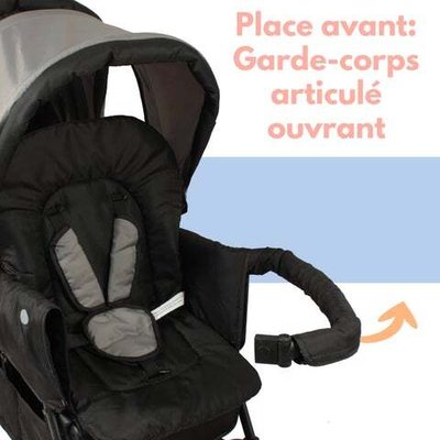 Puériculture - Poussette - Poussette double bébé légère compacte
