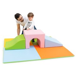 Motricité - Parcours de Motricité Crèche - Parcours pour crèche en mousse avec tapis