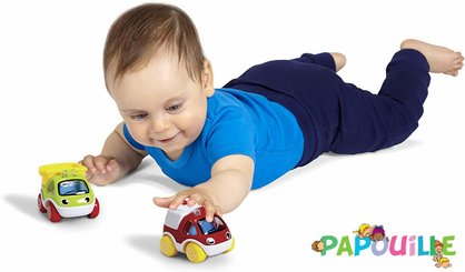 Jouets - Garages, Voitures et Circuits pour Enfant - Lot de 4 mini véhicules