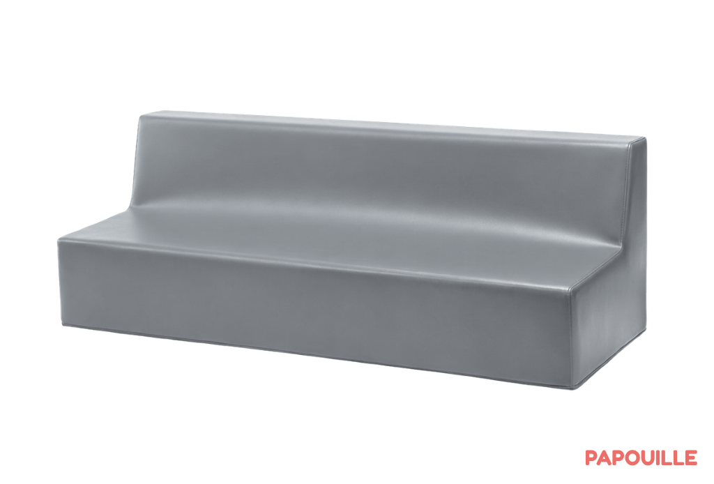 Banquette 2 ou 3 places 32cm gris