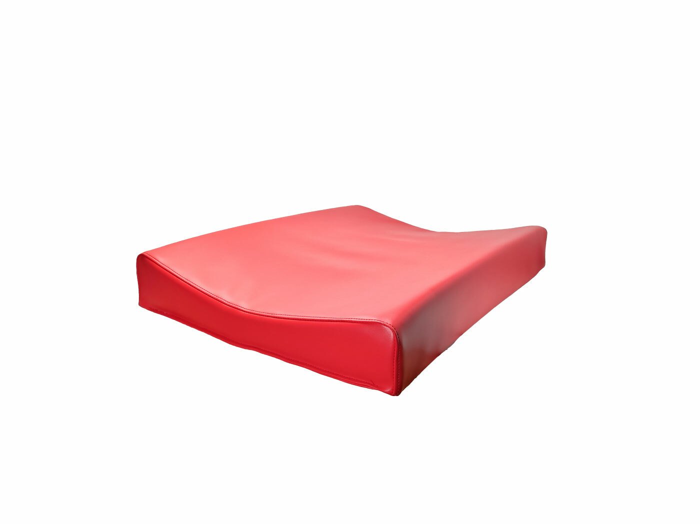 Matelas à langer incurvé galbé 50 x 70 cm en mousse pvc rouge