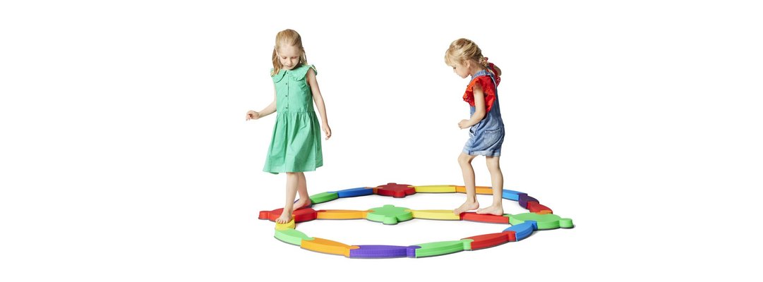 Jeux - Bascules et Équilibre - Parcours d'équilibre 25 éléments 