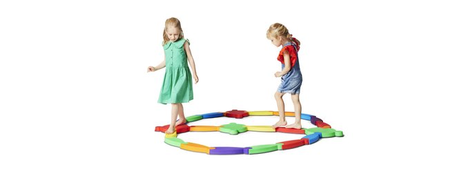 Jeux - Bascules et Équilibre - Parcours d'équilibre 25 éléments 
