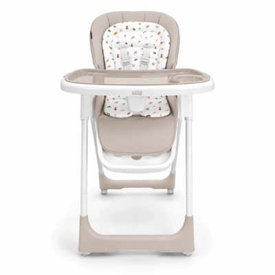 Puériculture - Chaise haute bébé et Siège Repas - Chaise haute Rice avec roulettes - Beige