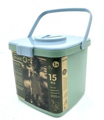 Jouets - Garages, Voitures et Circuits pour Enfant - Seau de 15 véhicules Chubbies – plastique recyclé