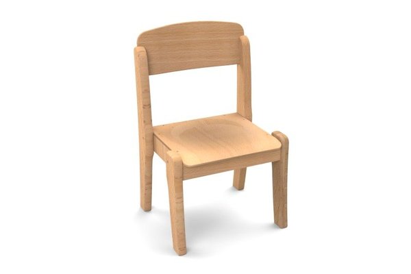 Mobilier - Chaise & fauteuil pour crèche - Chaise enfant en bois empilable t1 h.26cm