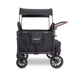 Puériculture - Poussette - Poussette wagon luxe pro 2 places Noir - 6mois +