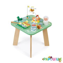 Jouets - Jouets à Empiler ou à Encastrer - ep // Table d'activités enfant en bois la prairie