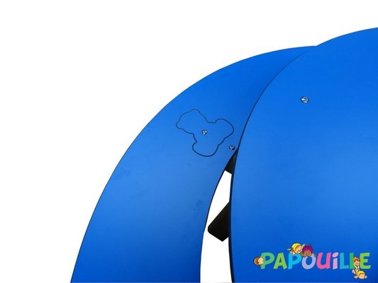 Mobilier - Table crèche et scolaire - Table d'extérieur ronde avec banc ourson