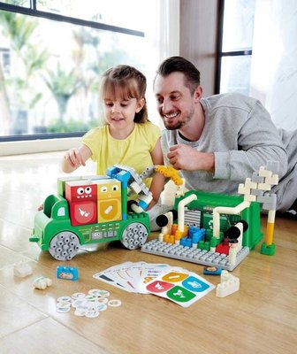 Jouets - Garages, Voitures et Circuits pour Enfant - Camion de poubelle de tri
