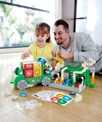 Jouets - Garages, Voitures et Circuits pour Enfant - Camion de poubelle de tri
