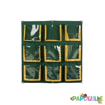 Mobilier - Accessoires pour meuble de rangement - Lot de 2 panneaux 9 pochettes