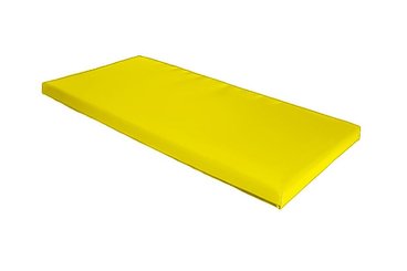 Motricité - Tapis de motricité bébé et enfant - Tapis de gym en mousse pvc 180x60x3cm jaune