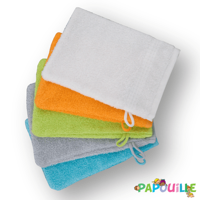 Change - Linge de Toilette Bébé, Enfant - DE Gant de toilette Éponge 20 x 15 cm  400 GR ORANGE