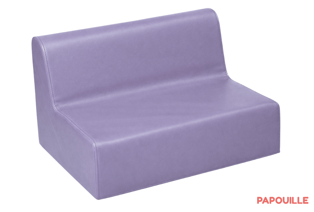 Banquette enfant 2 à 3 places en mousse pvc h. 17cm