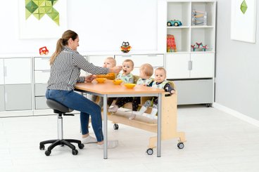 Puériculture - Chaise haute bébé et Siège Repas - Siège repas réglable - 4 places
