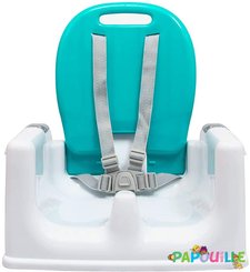 Puériculture - Chaise haute bébé et Siège Repas - Ep // siège rehausseur repas réglable 5 points turquoise
