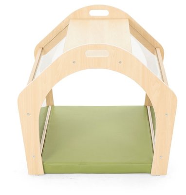Motricité - Baby gym - Tunnel à ramper avec miroir et tapis 