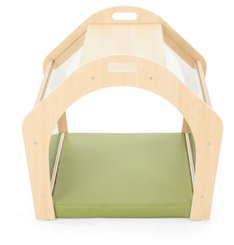 Motricité - Baby gym - Tunnel à ramper avec miroir et tapis 